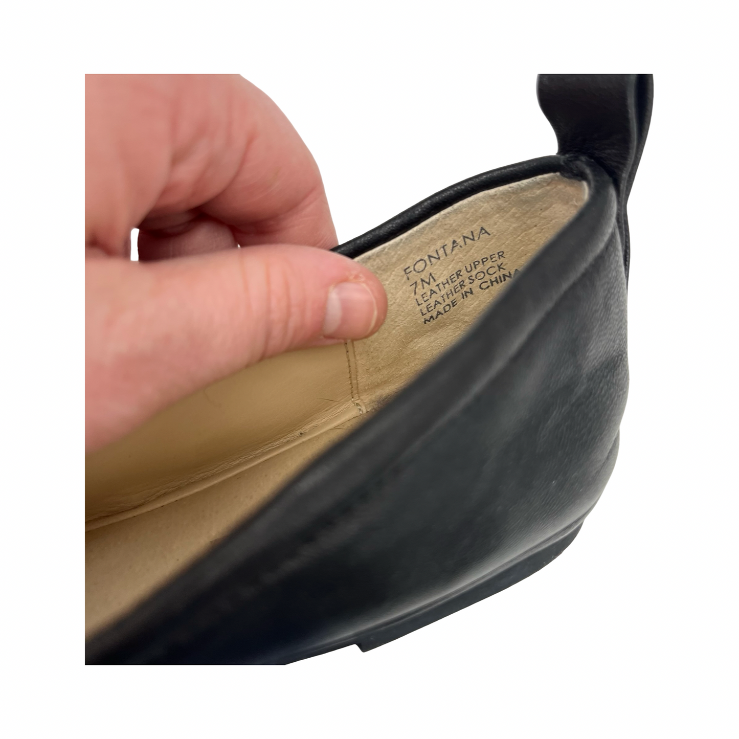 Shoes Flats By Liverpool In Black, Size:7