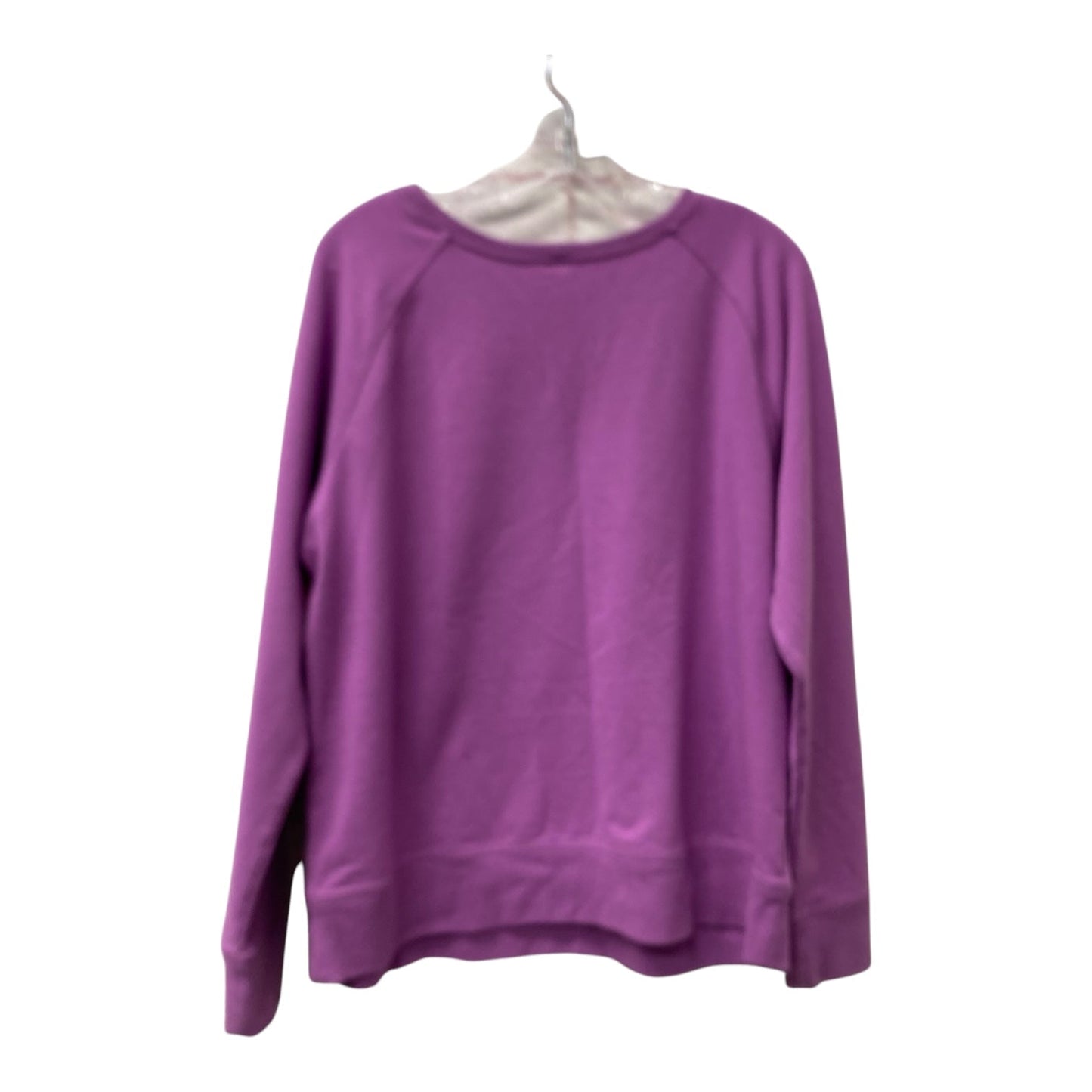 Sweatshirt Crewneck By Reebok In Purple, Size:Xl