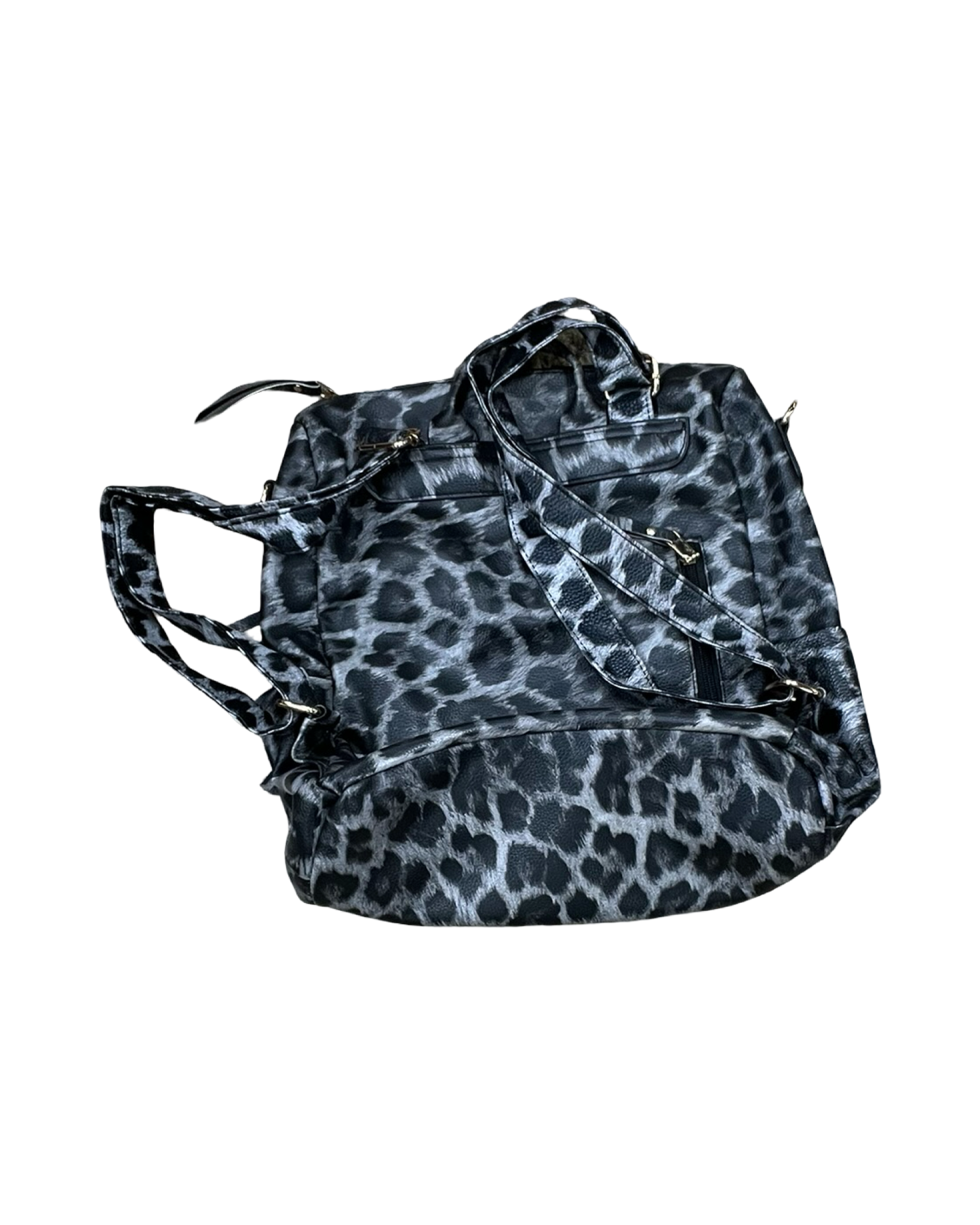 Backpack By Clothes Mentor In Snakeskin Print, Size:Large