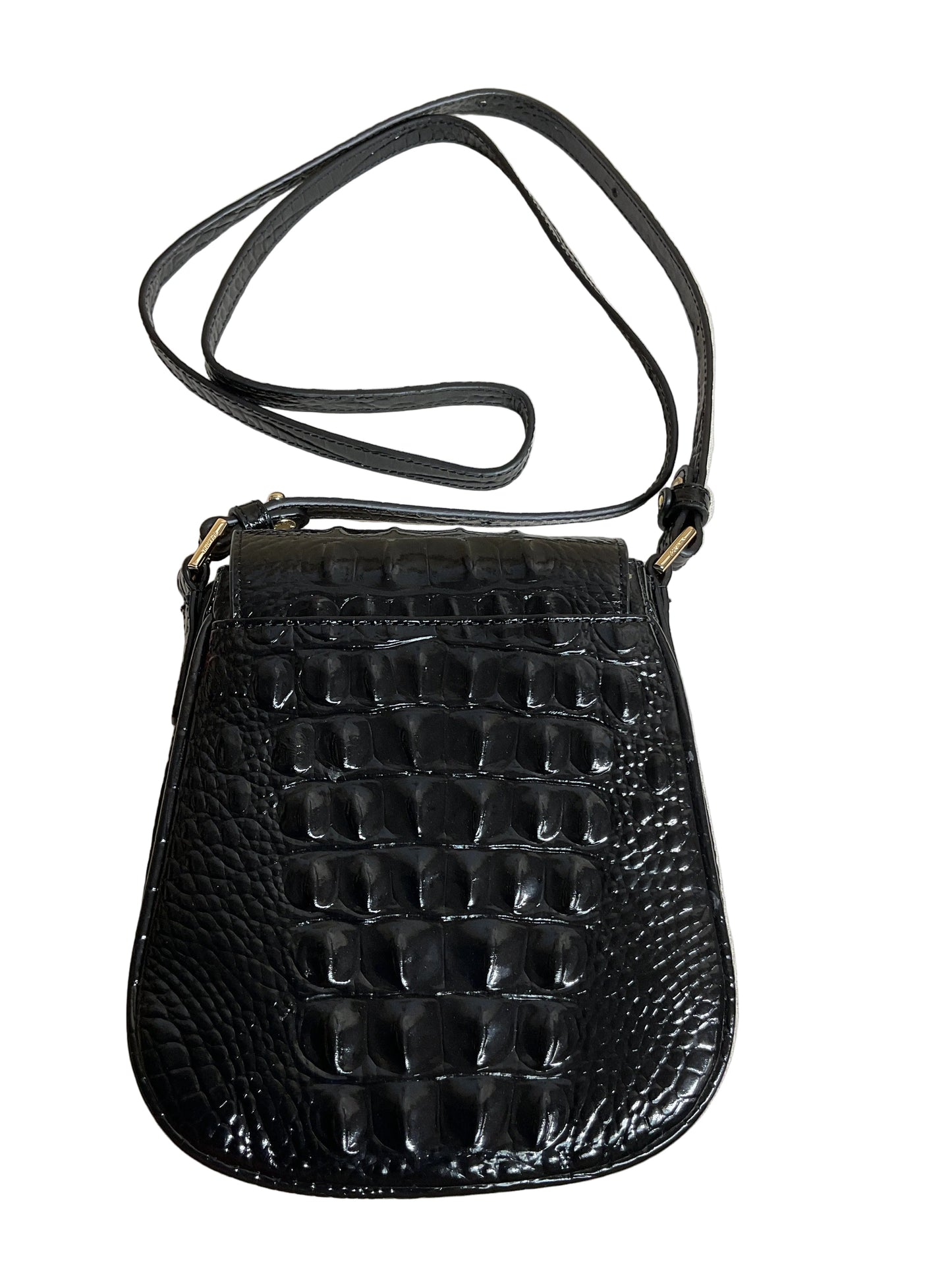 Crossbody Designer By Brahmin In Black, Size:Small