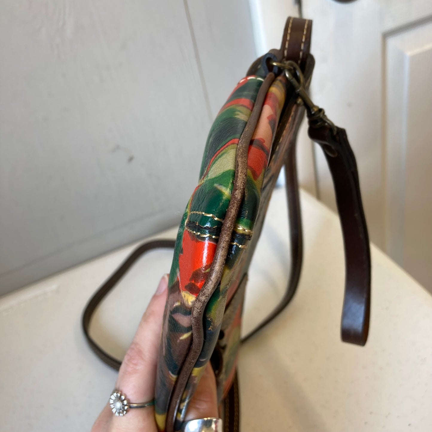 Crossbody Designer By Patricia Nash In Multi, Size:Small