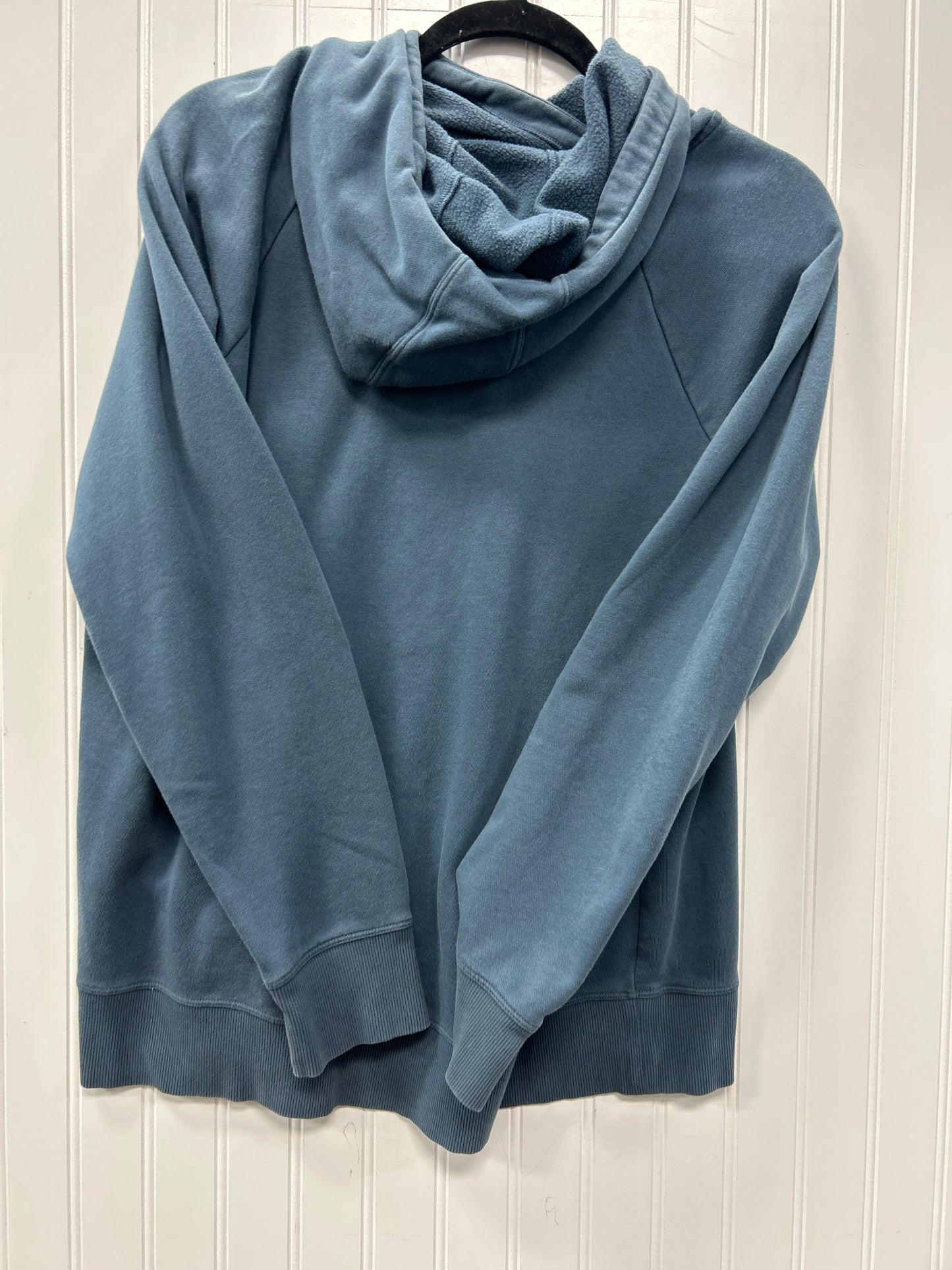 Athletic Sweatshirt Hoodie By Under Armour In Blue, Size:L