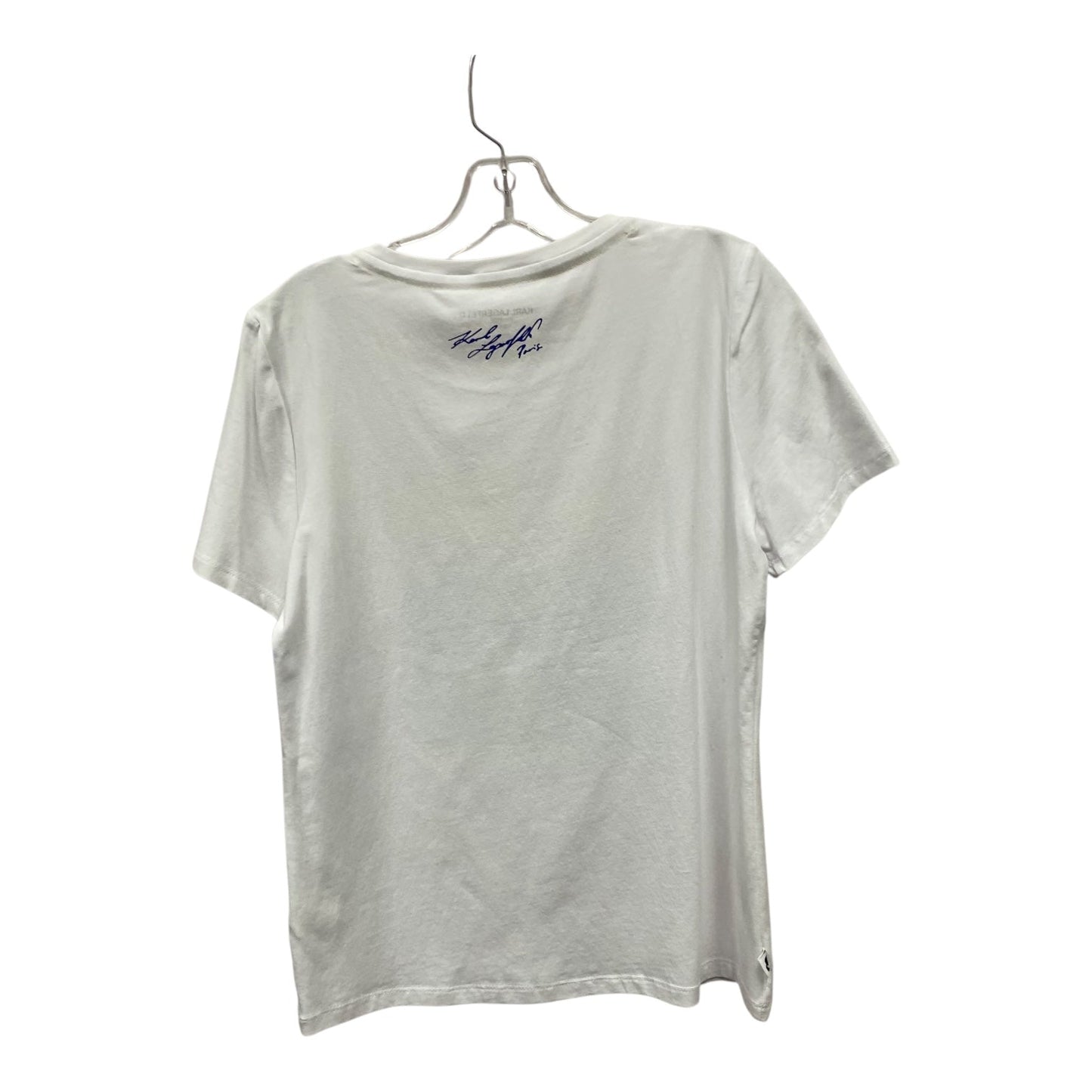 Top Ss Designer By Karl Lagerfeld In White, Size:S