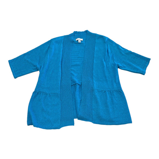 Cardigan By Kim Rogers In Blue, Size:L