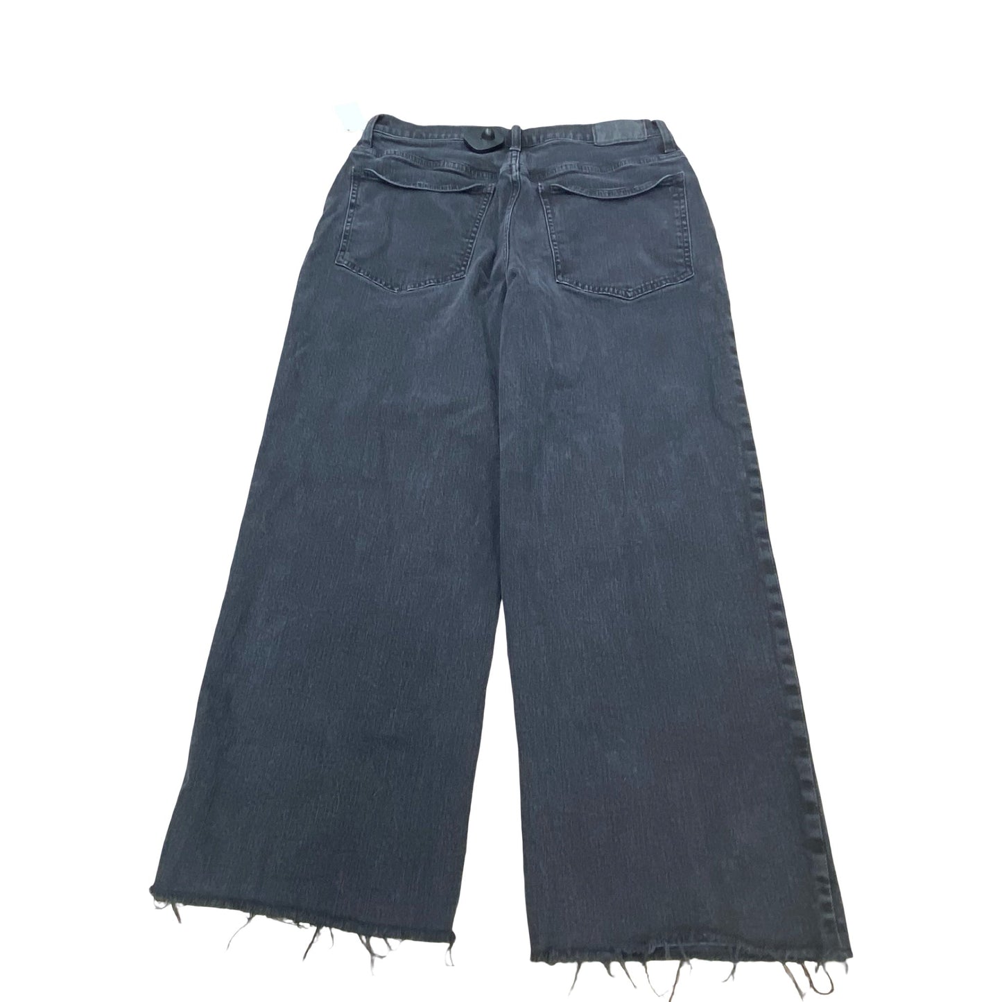 Jeans Cropped By Madewell In Black Denim, Size:10