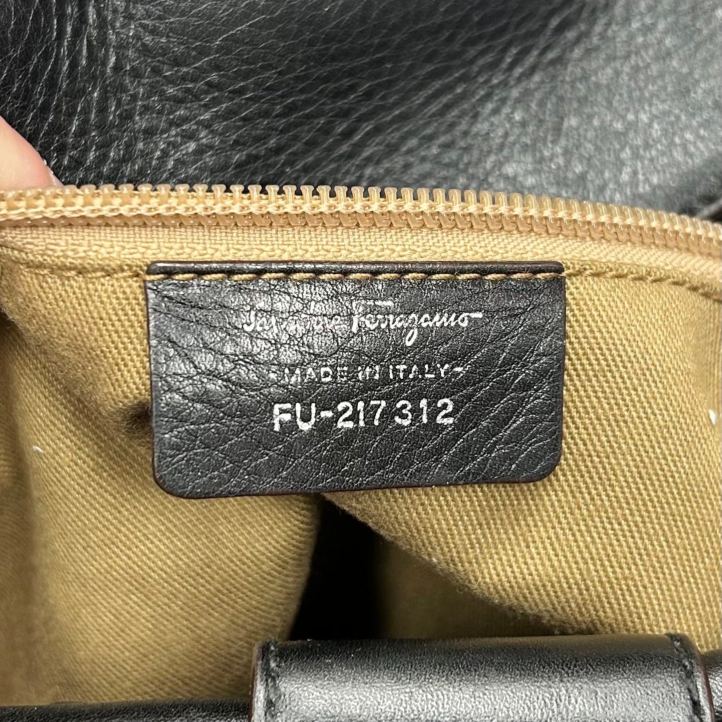 Handbag Luxury Designer By Ferragamo, Size: Small