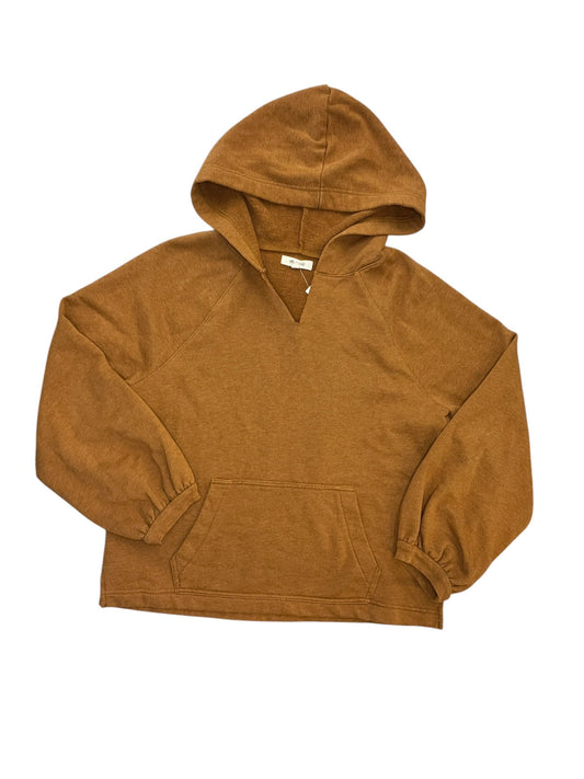 Sweatshirt Hoodie By Madewell In Orange, Size:S