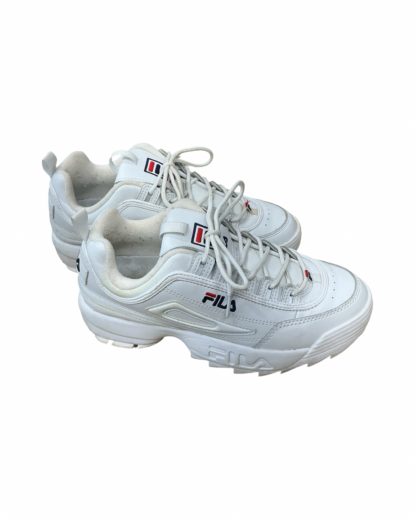 Shoes Athletic By Fila In White, Size:8