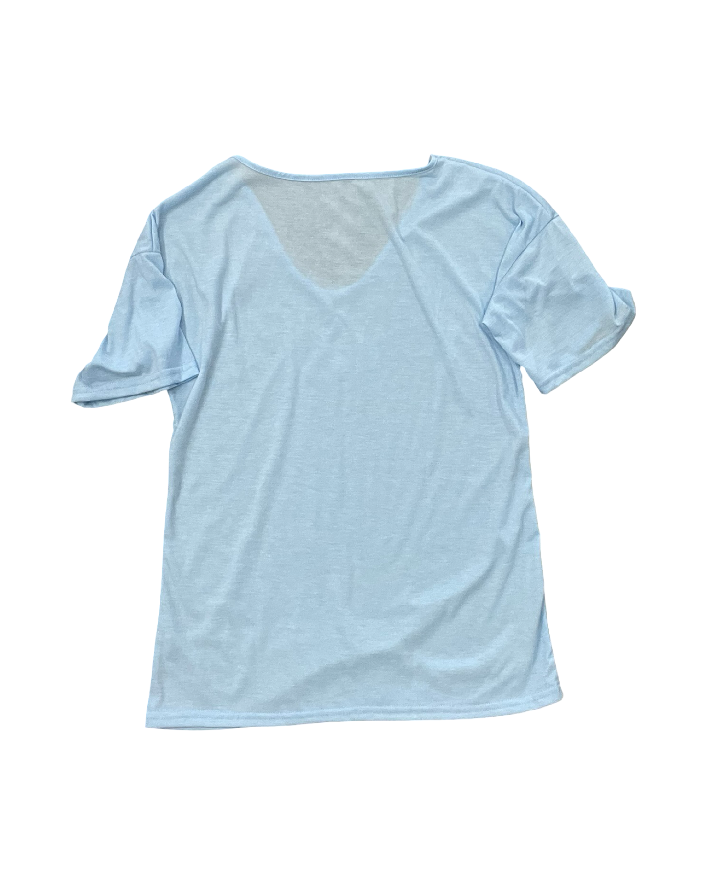 Top Ss Basic By Clothes Mentor In Blue, Size:M