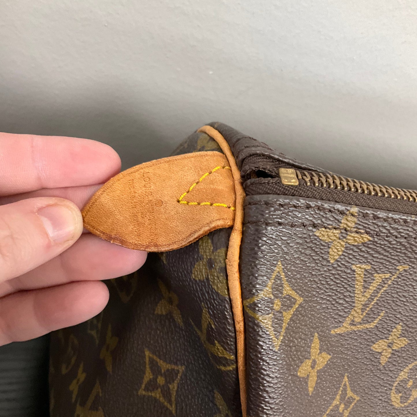1982 Vintage Speedy 40 By Louis Vuitton In Brown Monogram, Size: 40