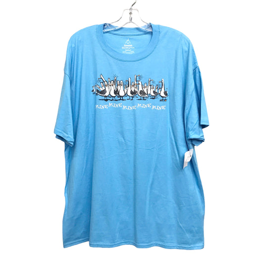 Top Ss By Hanes In Blue, Size:Xl