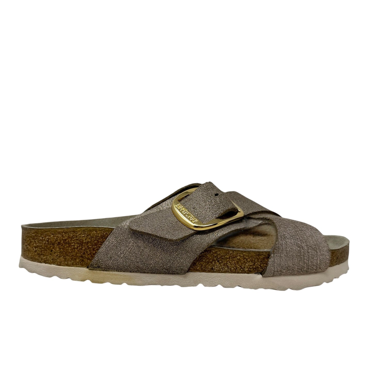 Siena Big Buckle Sandals By Birkenstock In Bronze, Size: 7