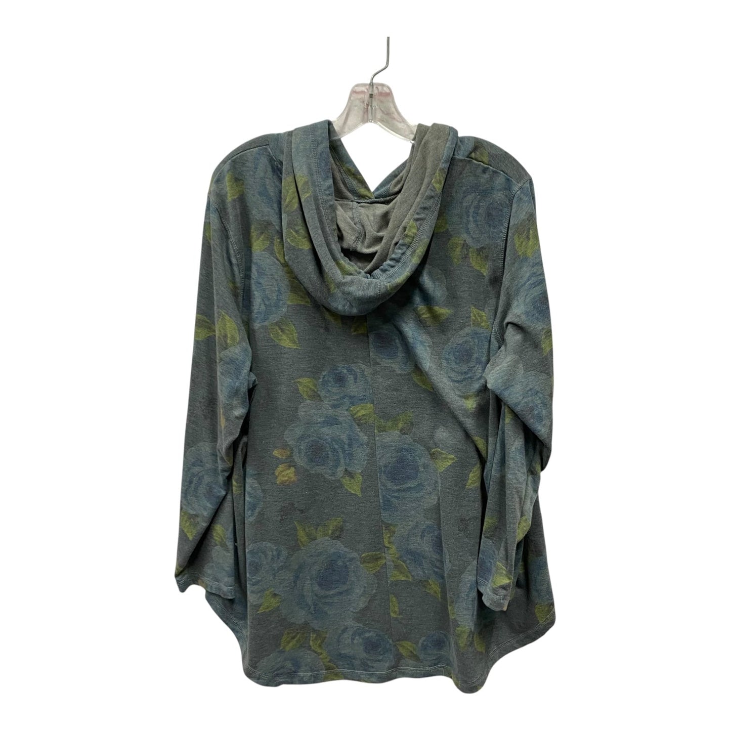 Top Ls By Philosophy In Grey, Size:2X