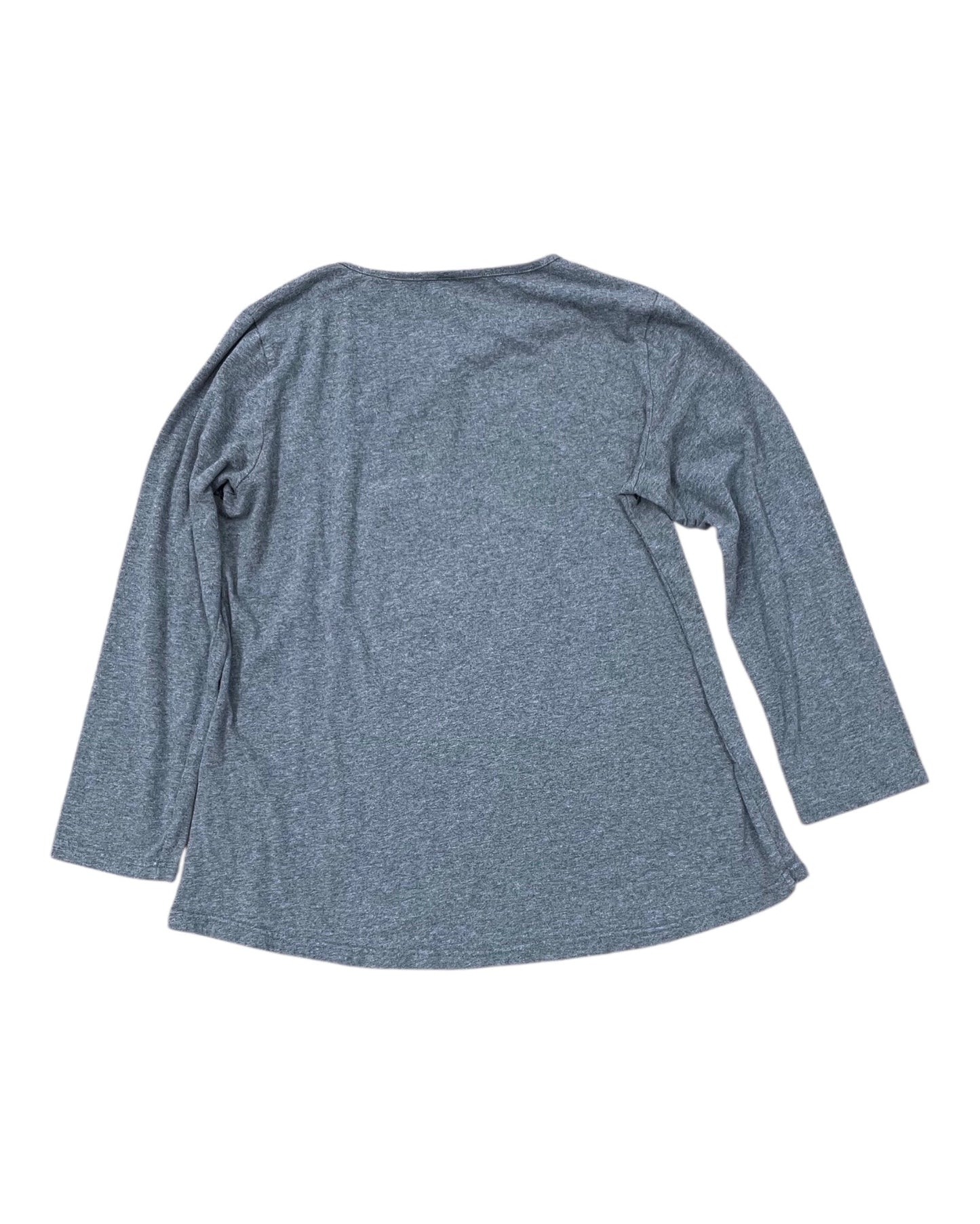 Top Ls By Clothes Mentor In Grey, Size:M