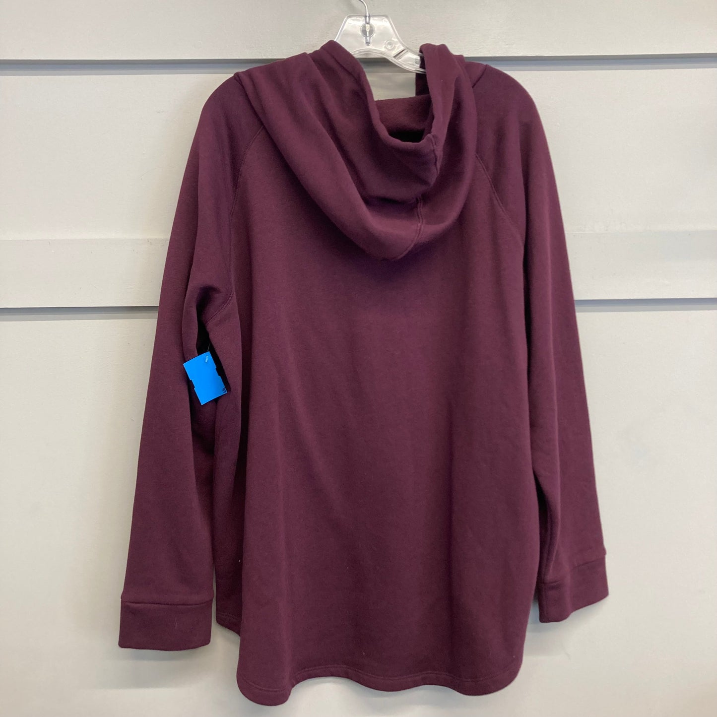 Sweatshirt Hoodie By Xersion In Maroon, Size:1X