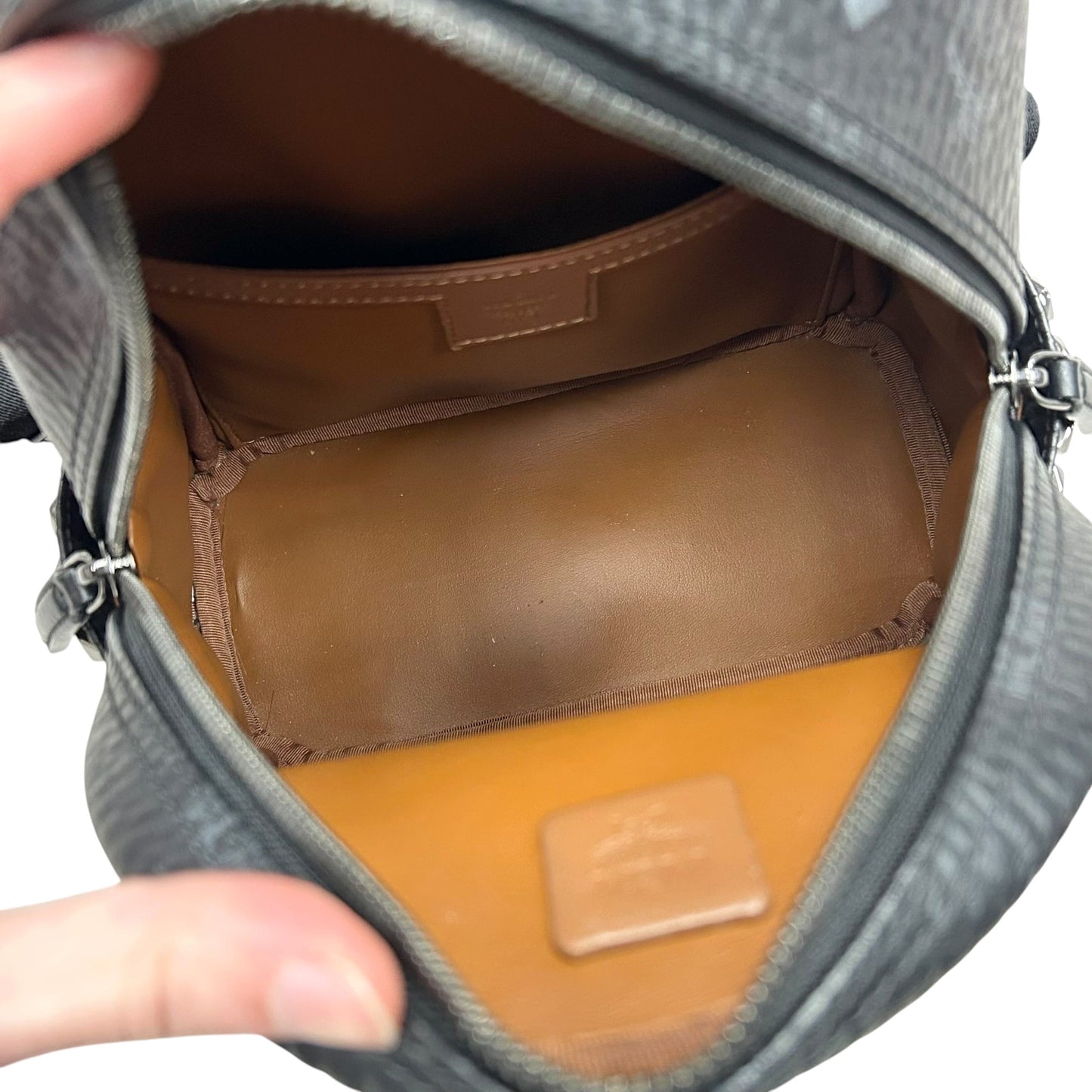 Backpack Luxury Designer By Mcm, Size: Small