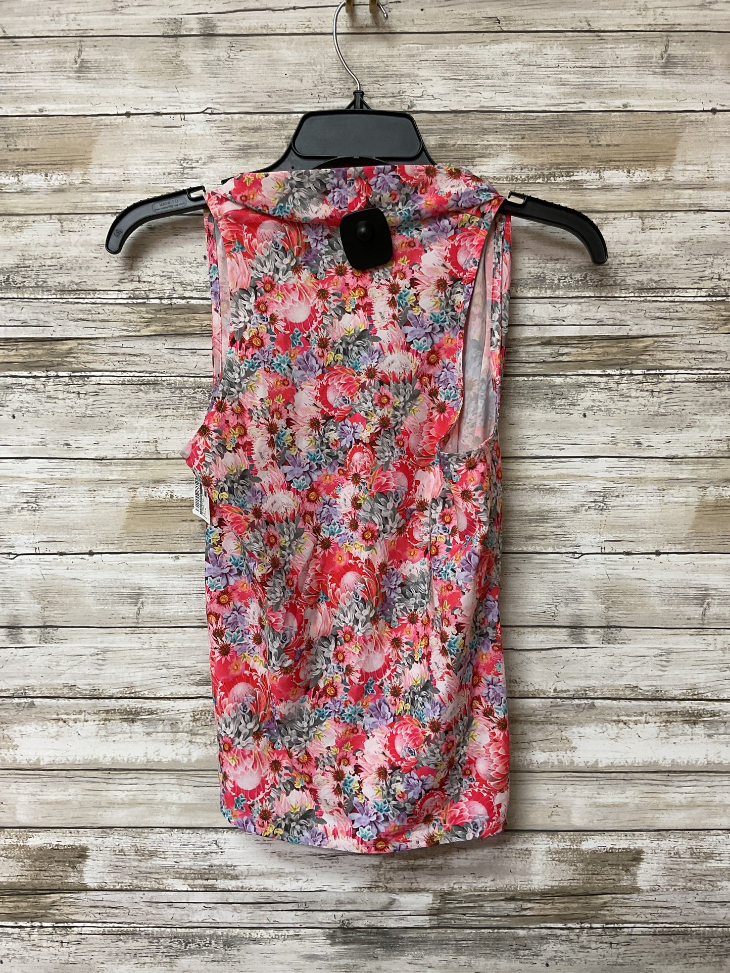 Athletic Tank Top By Lululemon In Floral Print, Size:4