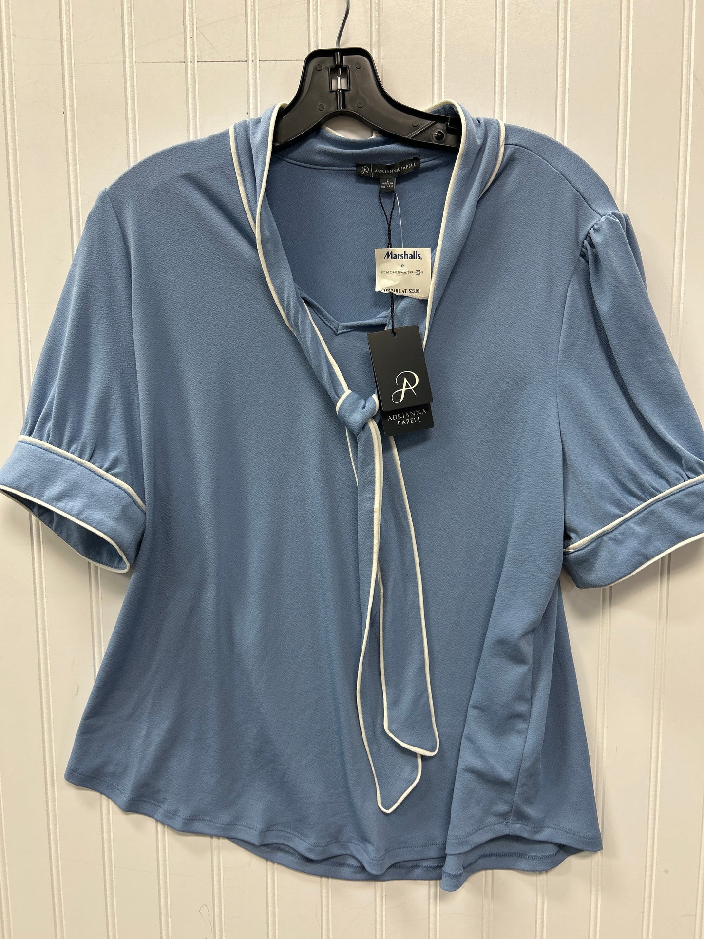 Top Ss By Adrianna Papell In Blue, Size:L