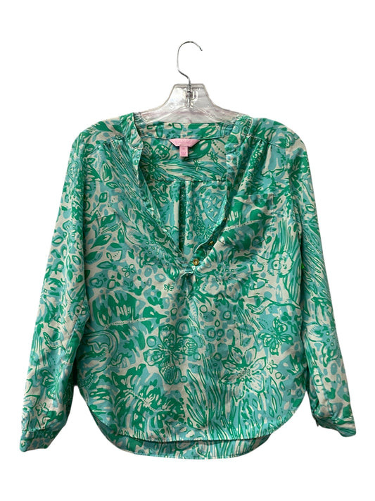 Top Ls Designer By Lilly Pulitzer In Green, Size:Xs