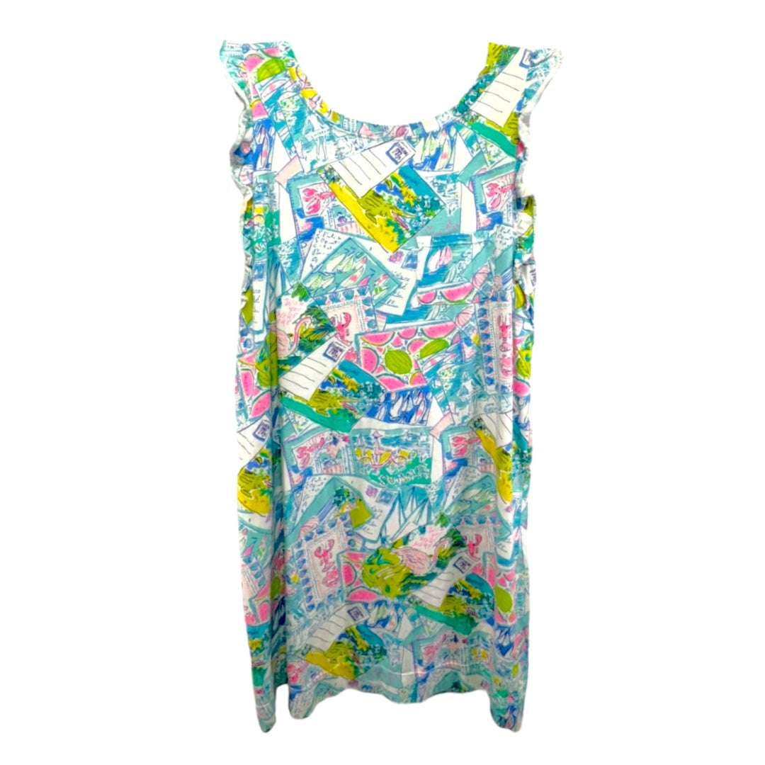 Liana Dress in Wish You Were Here Designer Lilly Pulitzer, Size M