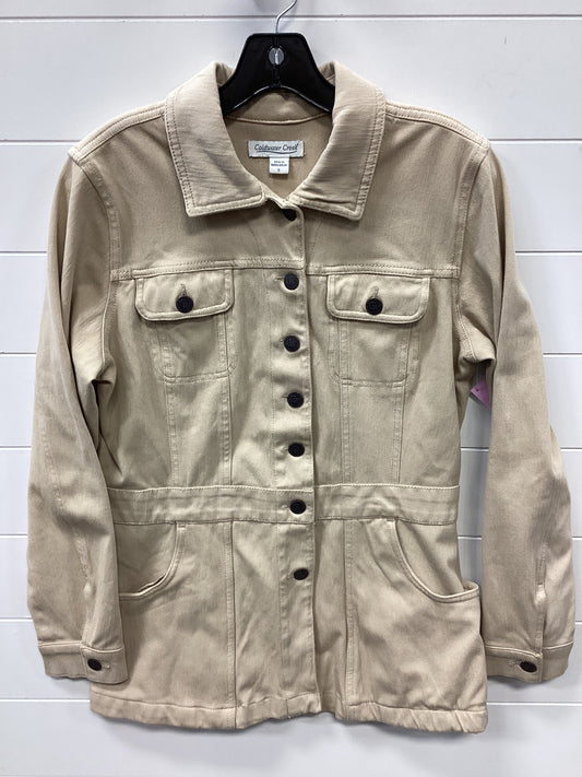 Blazer By Coldwater Creek In Tan, Size:S
