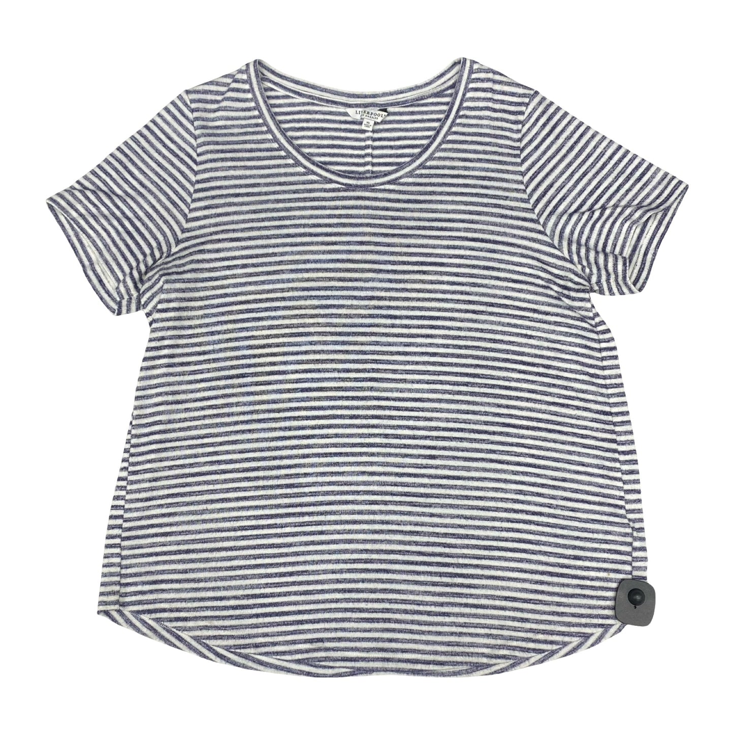 Top Ss By Liverpool In Striped Pattern, Size:Xl