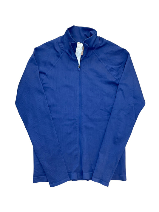 Athletic Jacket By Fabletics In Blue, Size:L