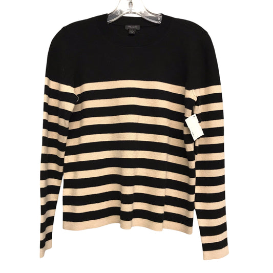 Sweater By Ann Taylor In Black & Tan, Size:M