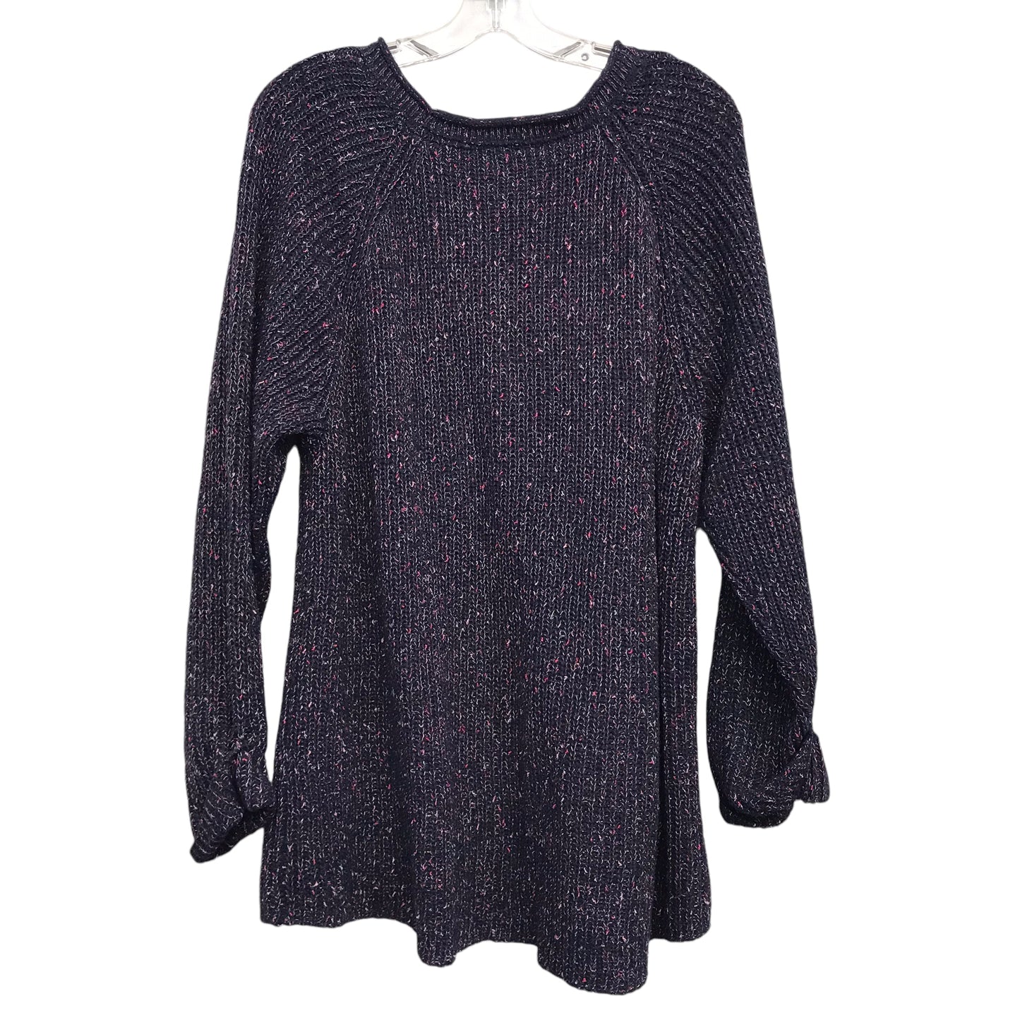 Sweater By Style And Company In Navy, Size:3X