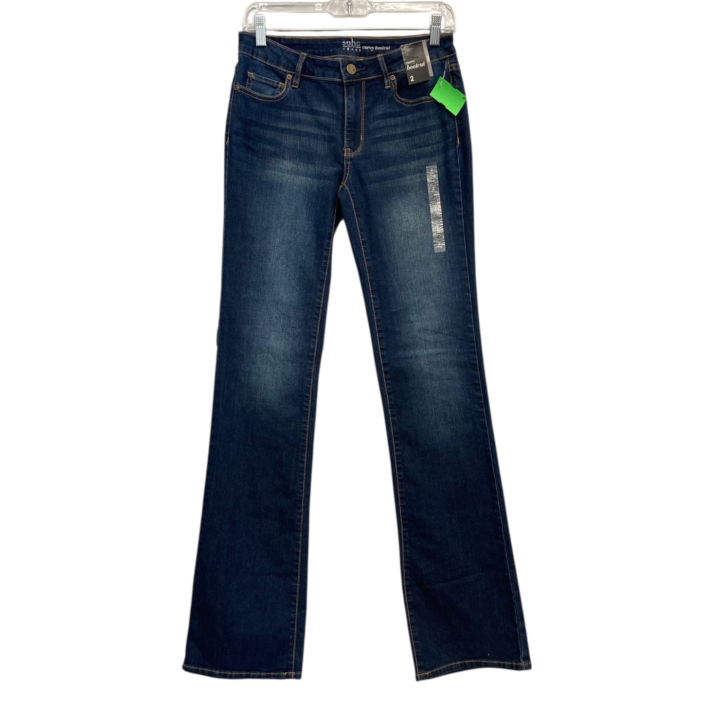 Jeans Boot Cut By New York And Co In Blue Denim, Size:2