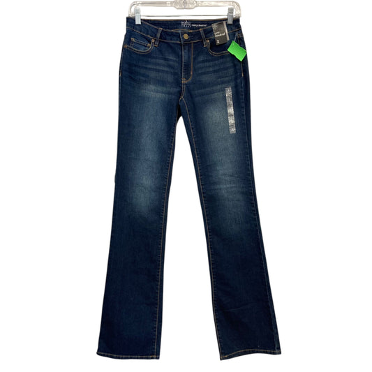 Jeans Boot Cut By New York And Co In Blue Denim, Size:2