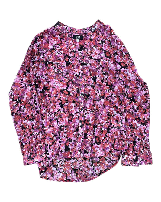 Blouse Ls By Kut In Pink, Size:L