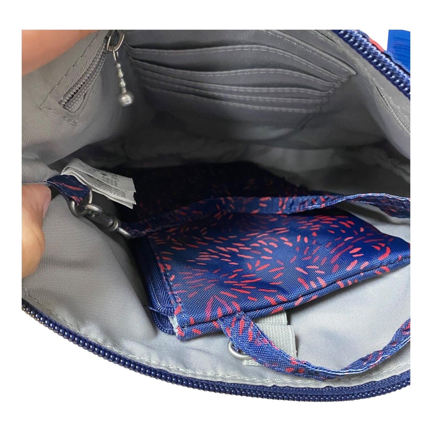 Crossbody By Baggallini In Blue & Red, Size:Small