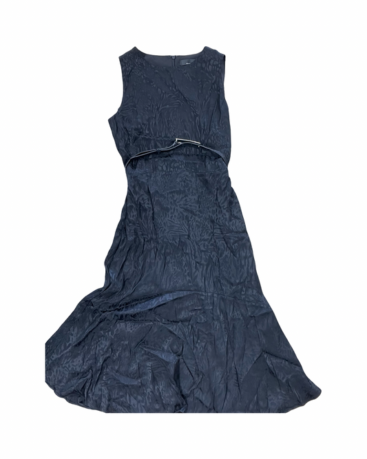 Dress Casual Midi By White House Black Market In Black, Size:Sp
