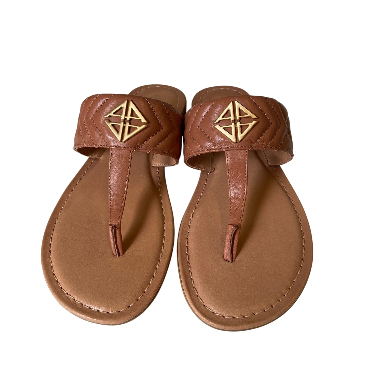 Sandals Flip Flops By Antonio Melani In Tan, Size:7