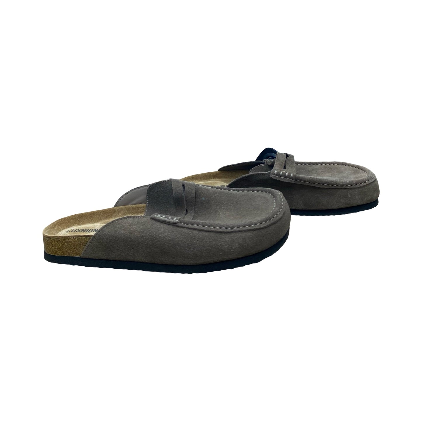 Sandals Flats By Cushionaire In Brown, Size:9