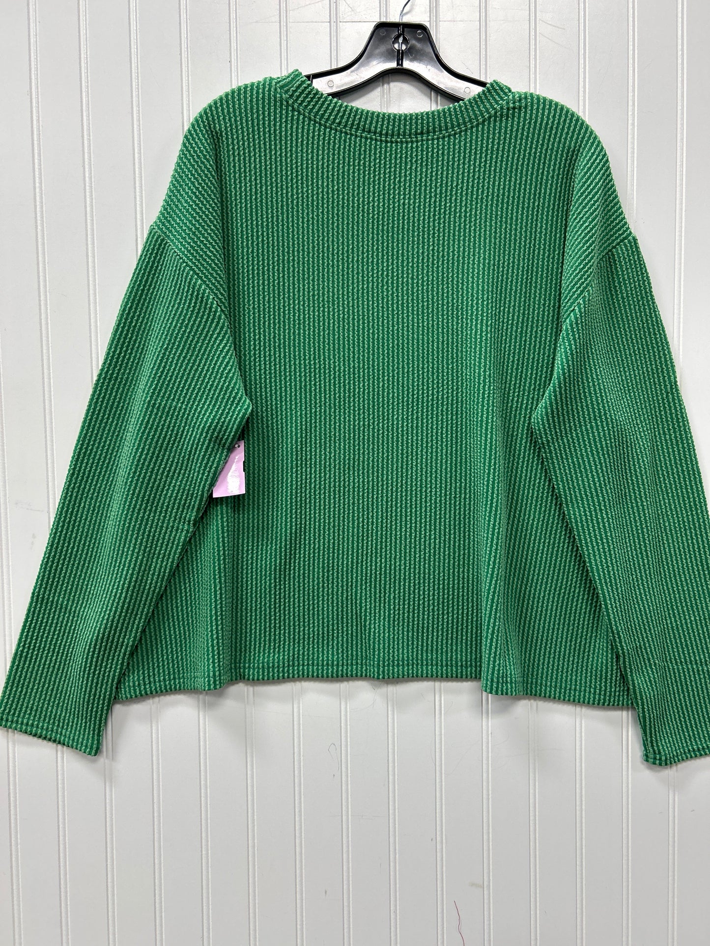 Top Ls By Zenana In Green, Size:1X