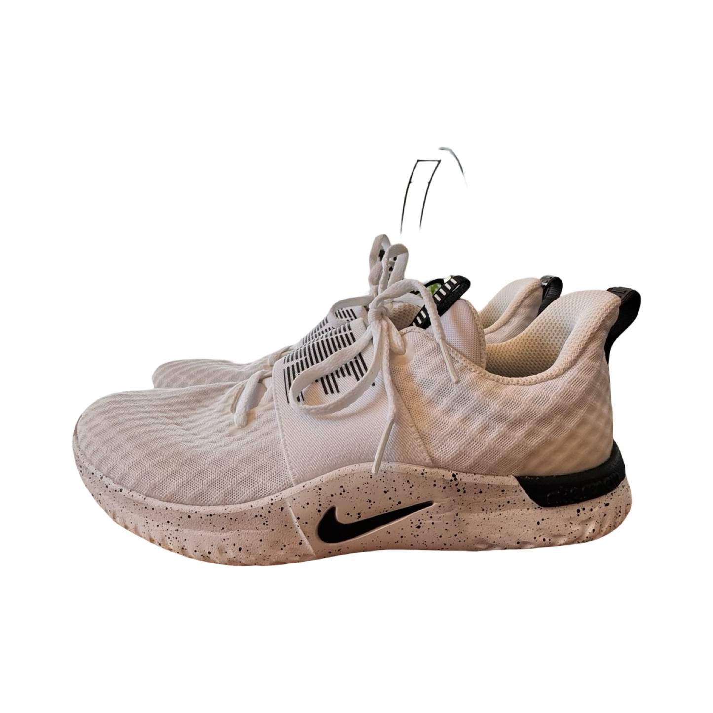 Shoes Athletic By Nike In Black & White, Size:7