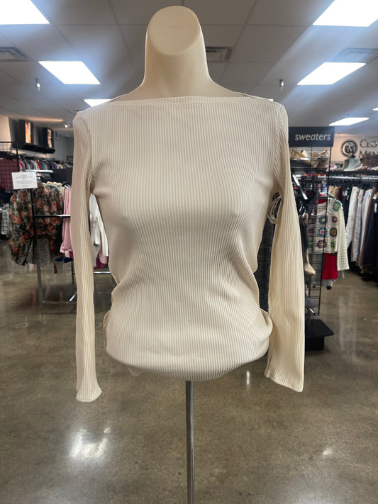 Top Ls By Theory In Cream, Size:S