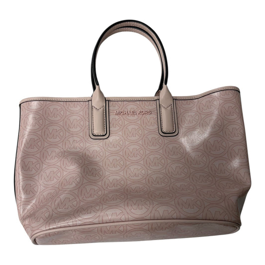 Handbag Designer By Michael Kors In Plaid Pattern, Size:Small