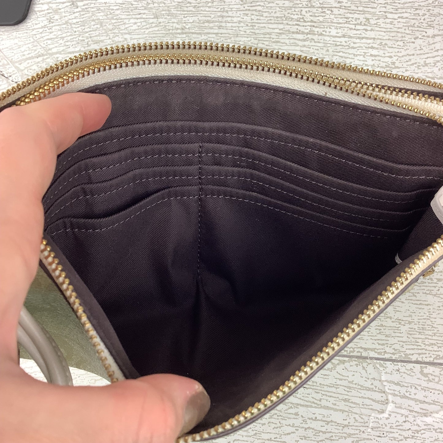 Wristlet Designer By Coach, Size: Medium