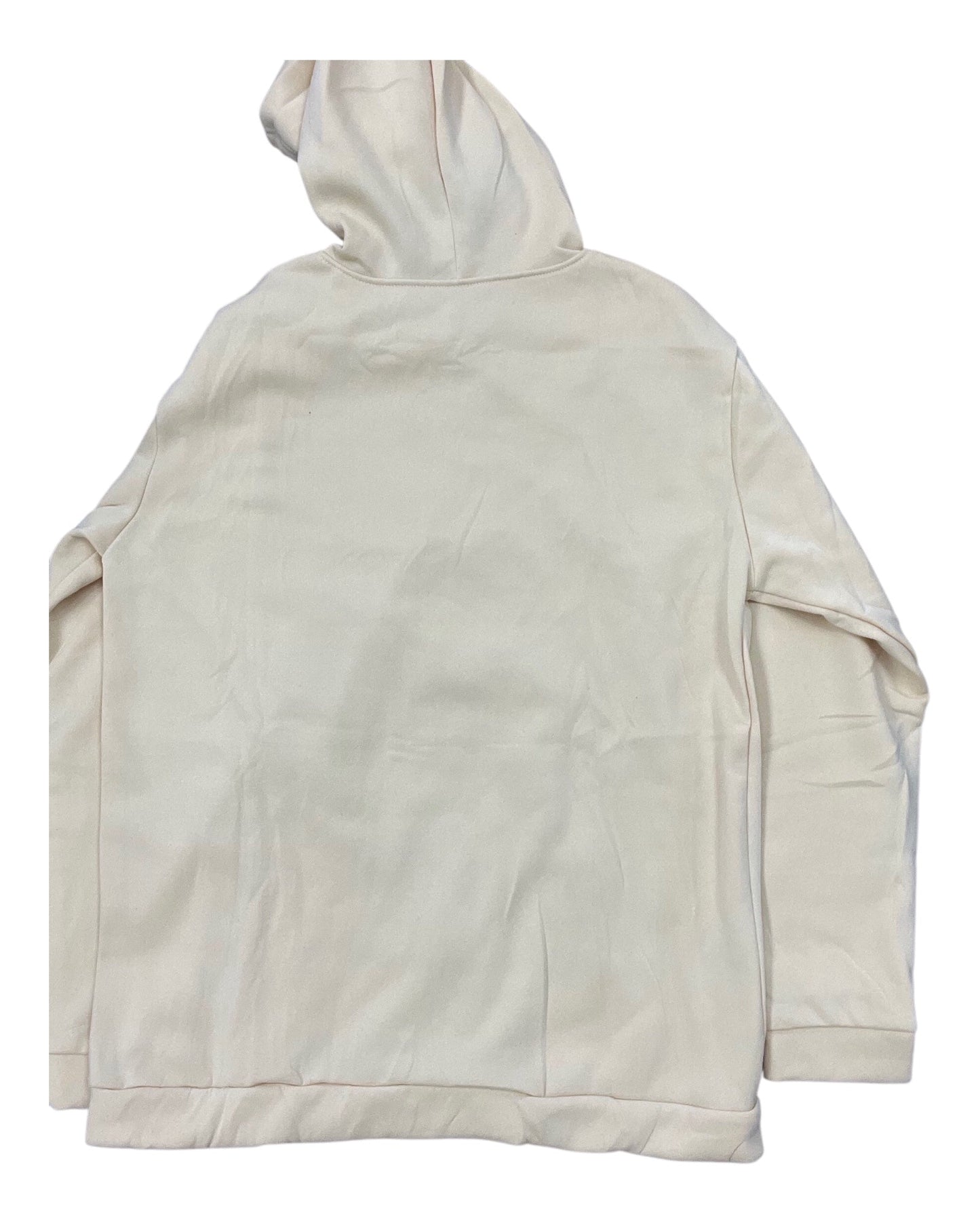 Sweatshirt Hoodie By Clothes Mentor In Cream, Size:3X