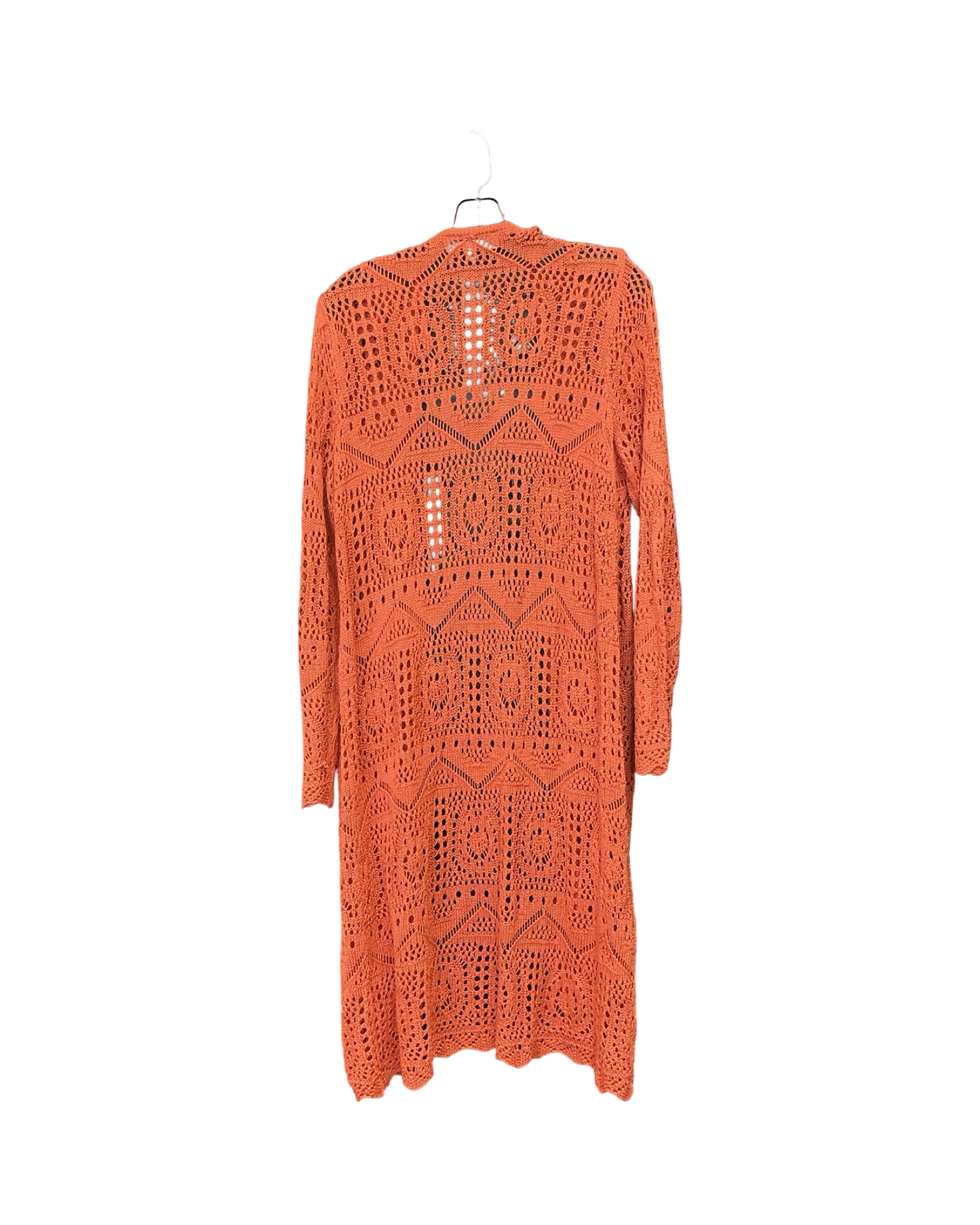 Cardigan By Chelsea And Theodore In Orange, Size:Xl