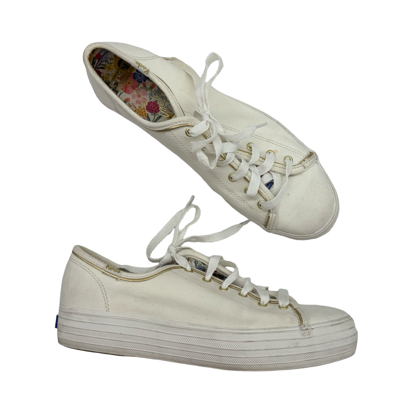 Shoes Sneakers Platform By Keds In White, Size:7.5