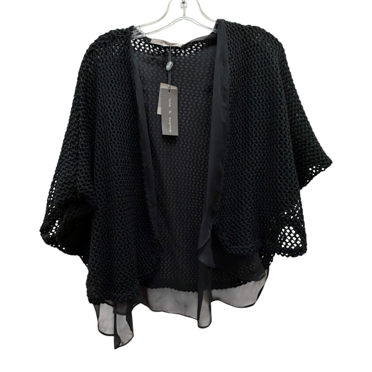 Cardigan By Lola & Sophie In Black, Size:L