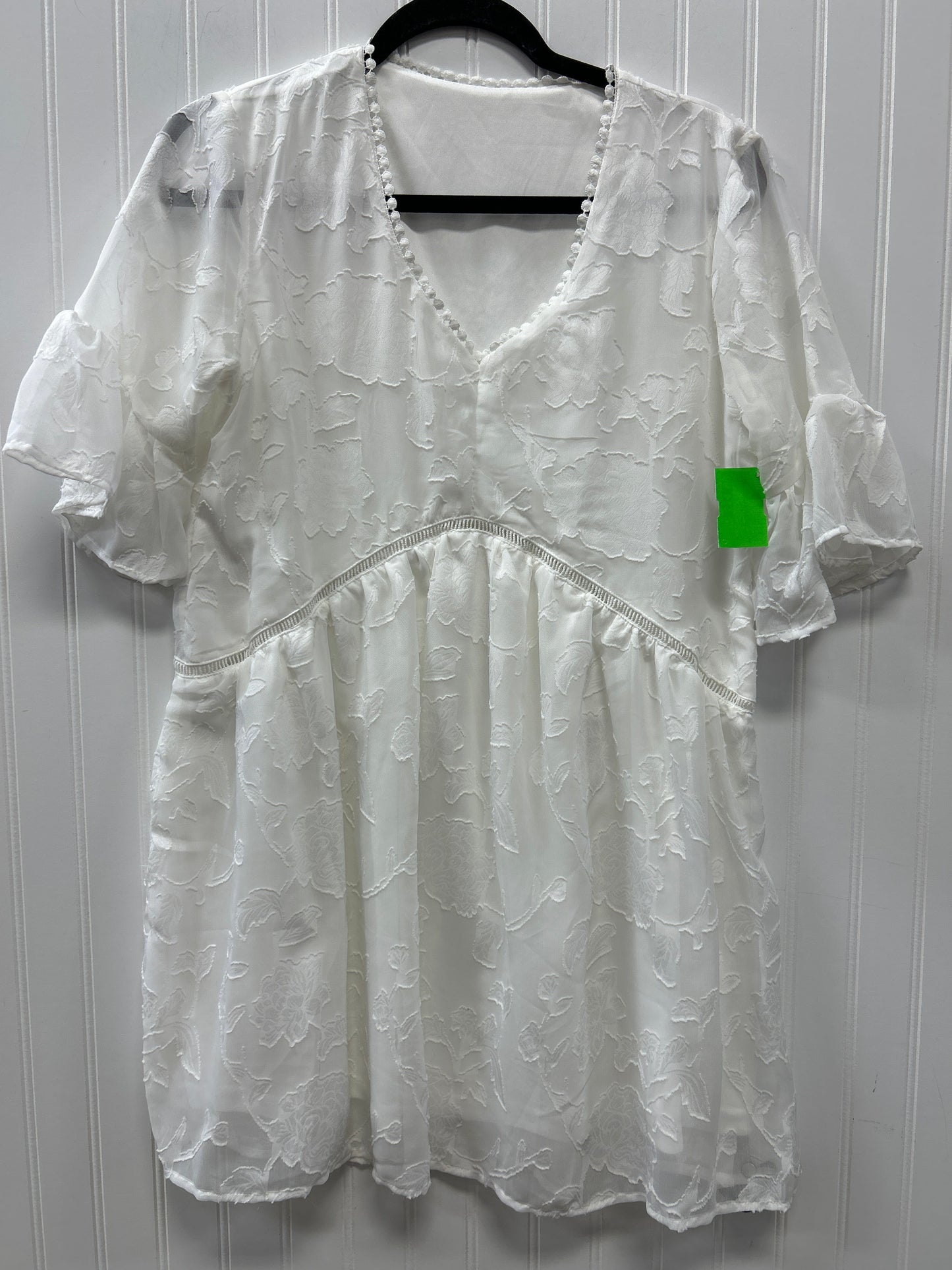 Dress Casual Midi By Cmc In White, Size:S