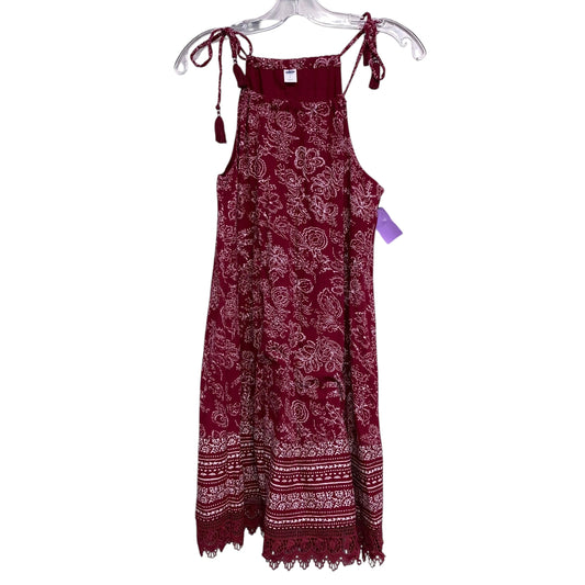 Dress Casual Short By Old Navy In Red & White, Size:S