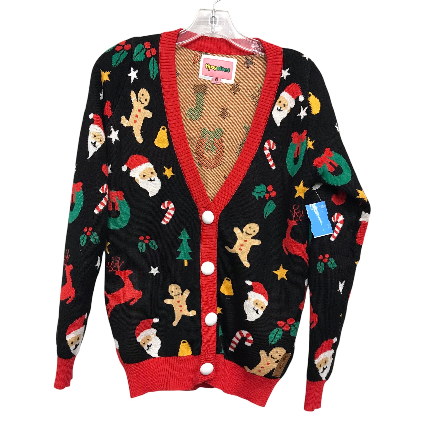 SWEATER CARDIGAN by Tipsy Elves In MULTI, Size: M