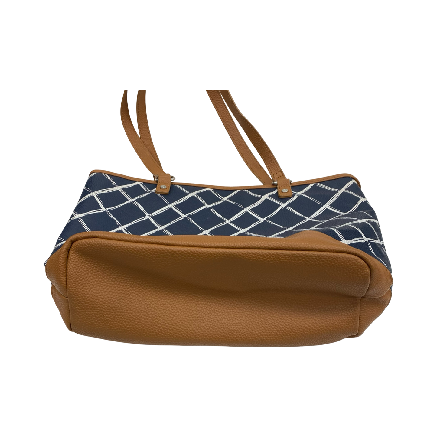 Handbag By Thirty One In Blue & Tan, Size:Medium