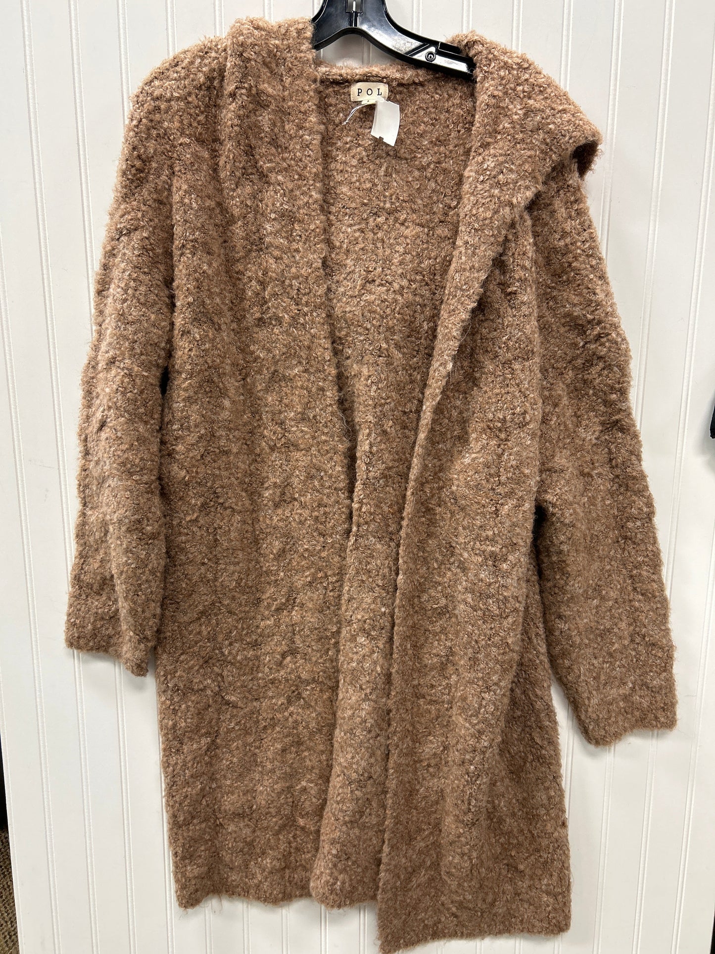 Sweater Cardigan By Pol In Brown, Size:L